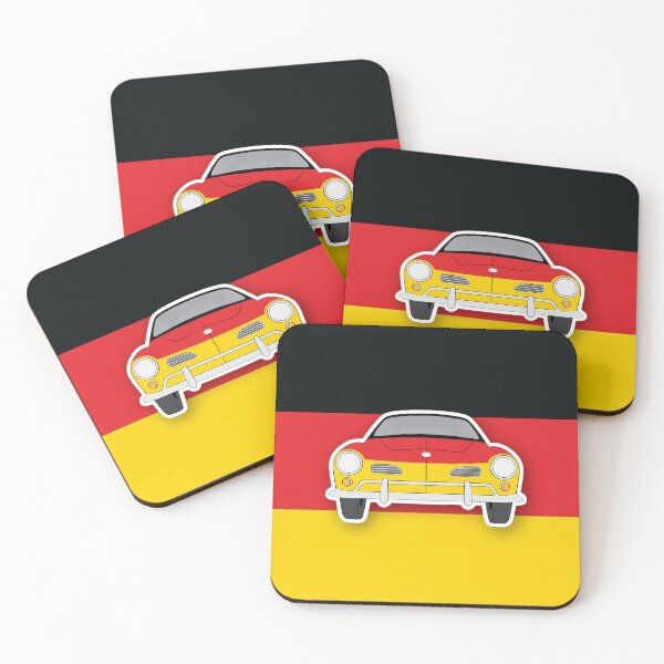 Item preview, Karmann Ghia German Classic car flag  designed and sold by Bram Donker.