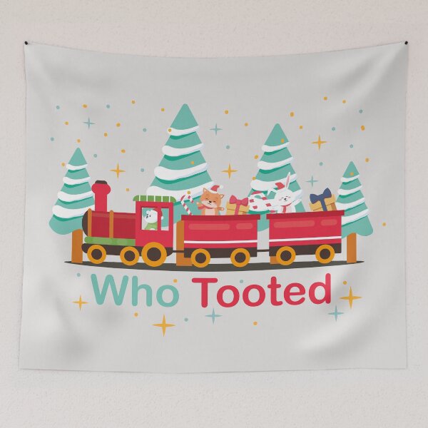Item preview, Who tooted - The Merry Holiday Express designed and sold by Creacel26.