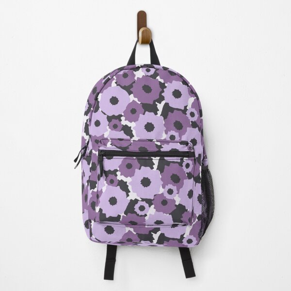 Item preview, Abstract pattern with purple flowers designed and sold by IrynaAlex.