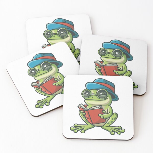 Item preview, reading frog  designed and sold by bukajart.