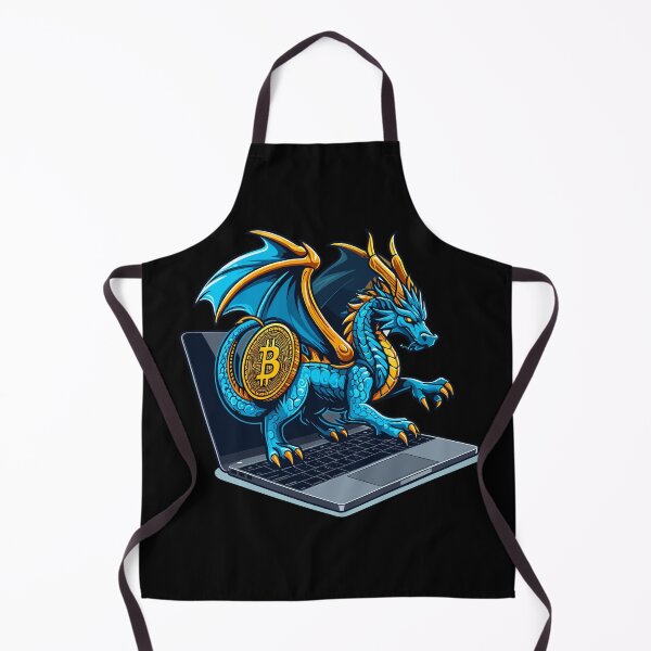 Item preview, Bitcoin Crypto Currency Dragon  designed and sold by DinoKate.