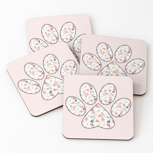 Item preview, Paw Print - Flowers designed and sold by Erinmarko.