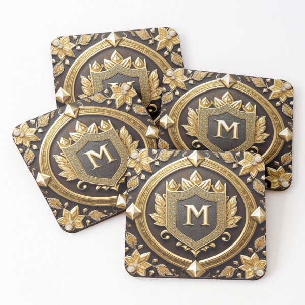 Item preview, Fancy gold letter M designed and sold by Roxburylane.