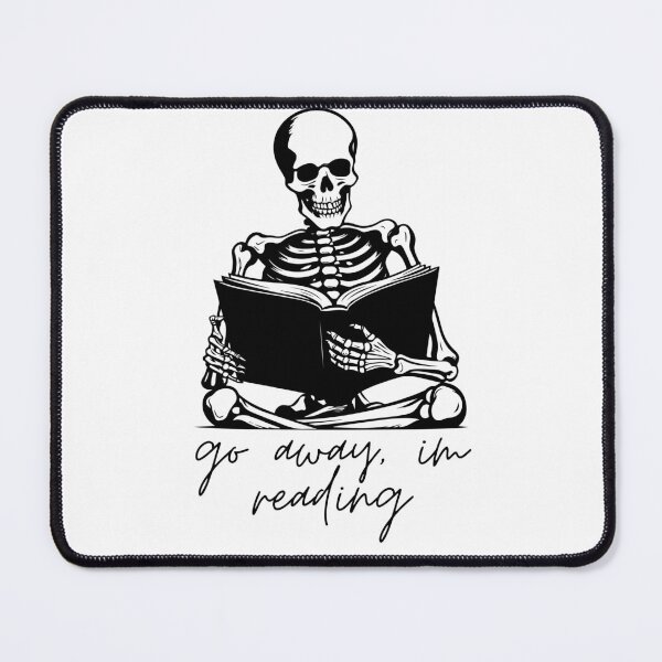 Item preview, Skeleton Go Away I'm Reading designed and sold by anaraee.
