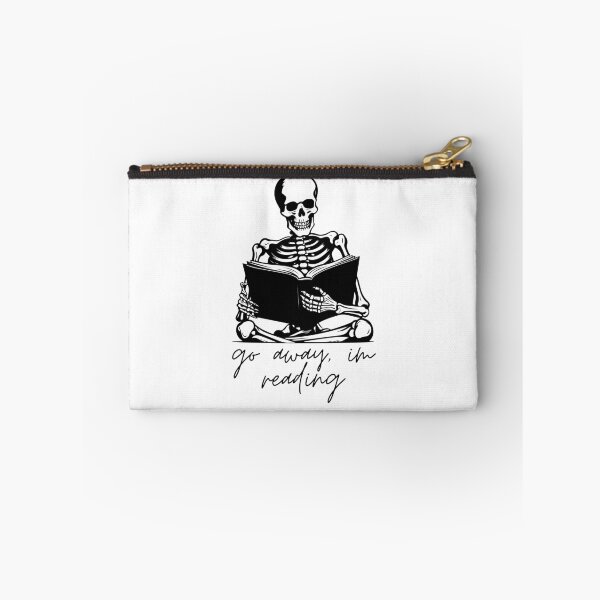 Item preview, Skeleton Go Away I'm Reading designed and sold by anaraee.