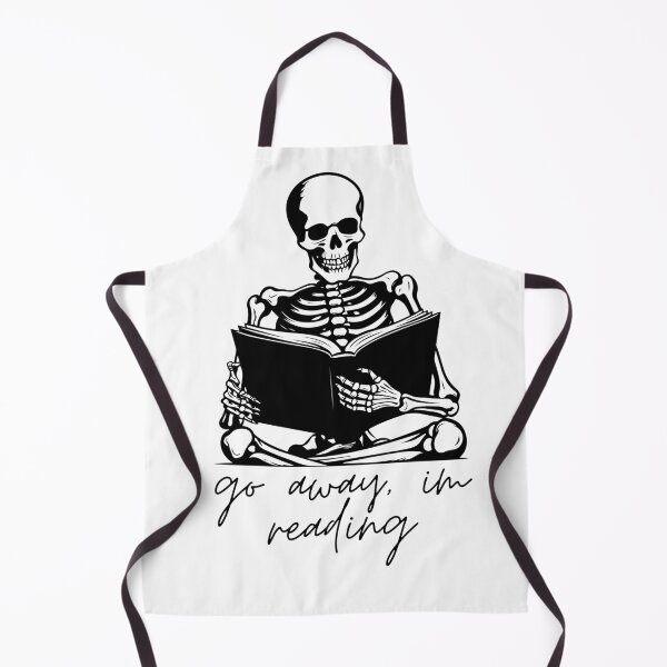 Item preview, Skeleton Go Away I'm Reading designed and sold by anaraee.