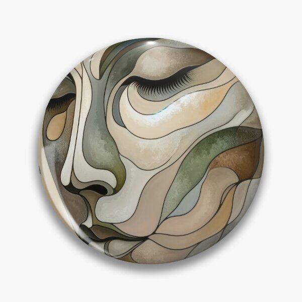 Item preview, Contemplative Abstract Zen Portrait designed and sold by Vlark555.