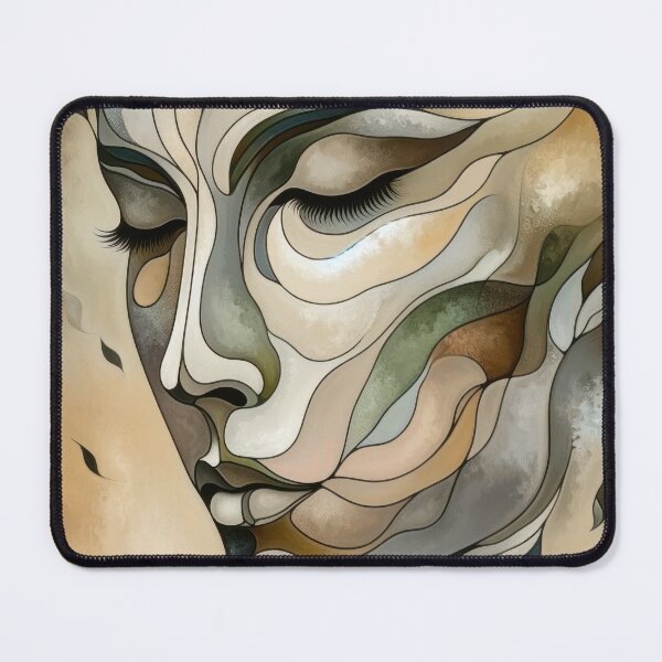 Item preview, Contemplative Abstract Zen Portrait designed and sold by Vlark555.