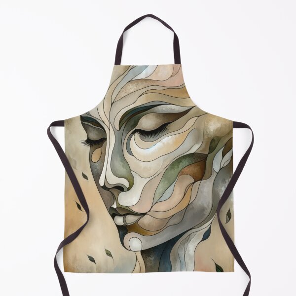 Item preview, Contemplative Abstract Zen Portrait designed and sold by Vlark555.