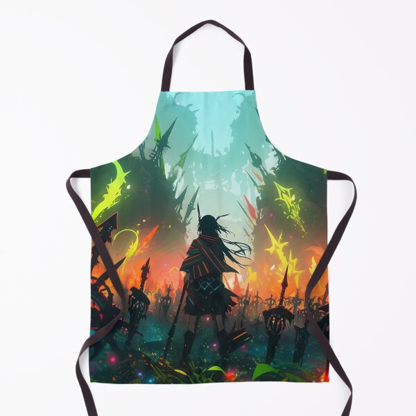 Item preview, Fantasy Battlefield Anime Girl Warrior designed and sold by bubblegoth.