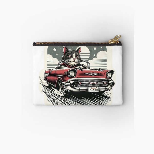 Item preview, Cat is Driving Classic Car designed and sold by Gulyabani.