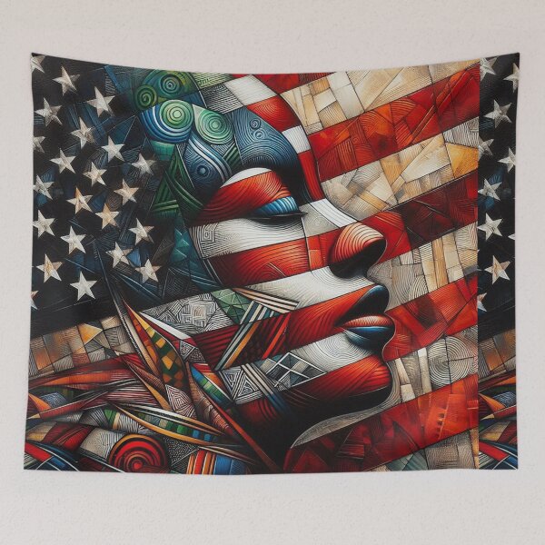 Item preview, Unity Across Continents: US & Africa Flags 2 designed and sold by NaphDesigns.