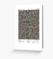 USGS TOPO Map Kentucky KY Blackwater 20110124 TM Greeting Card