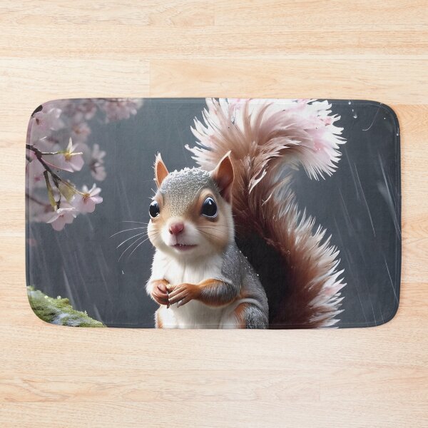 Item preview, Cute Squirrel In The Rain designed and sold by TheArtOfPat.