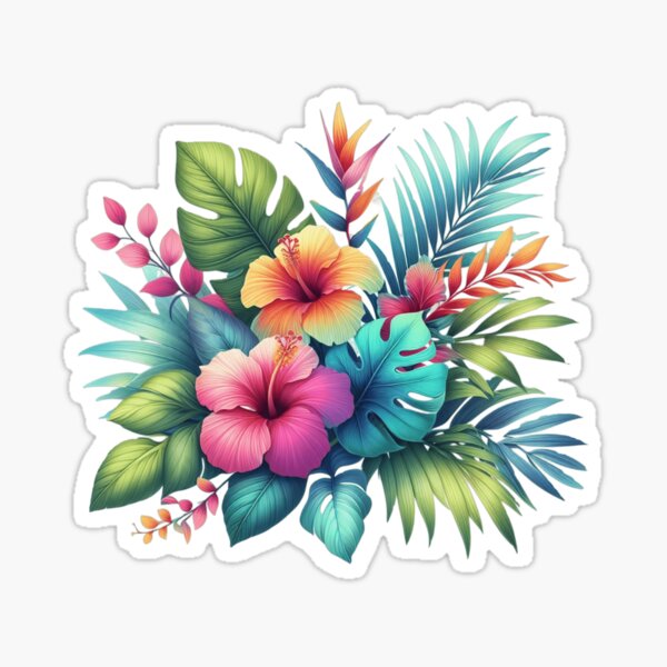 Artikel-Vorschau von Wunderschöne Hibiskusblüten tropische Glückseligkeit, designt und verkauft von Fabulous3k.