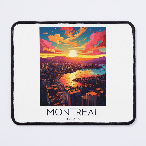 Item preview, A Pop Art Travel Print of Montreal - Canada designed and sold by StudioRedKoala.