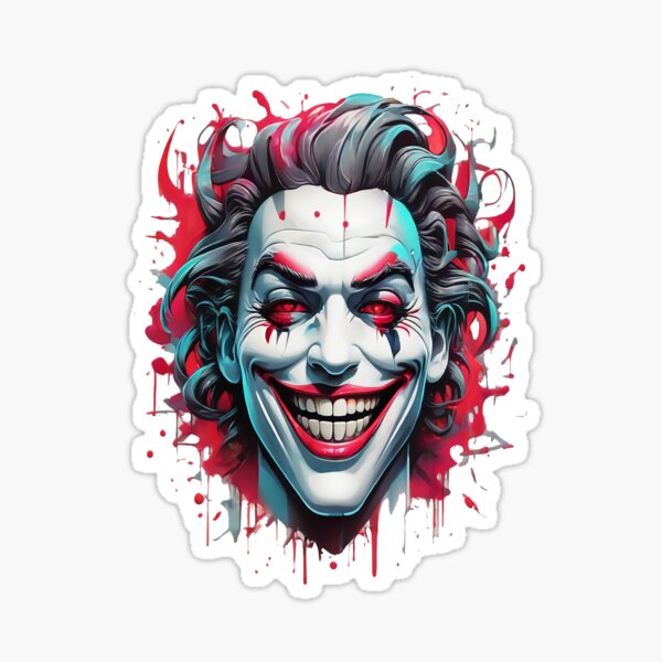 Böse Joker Zeichnungen mit Bleistift