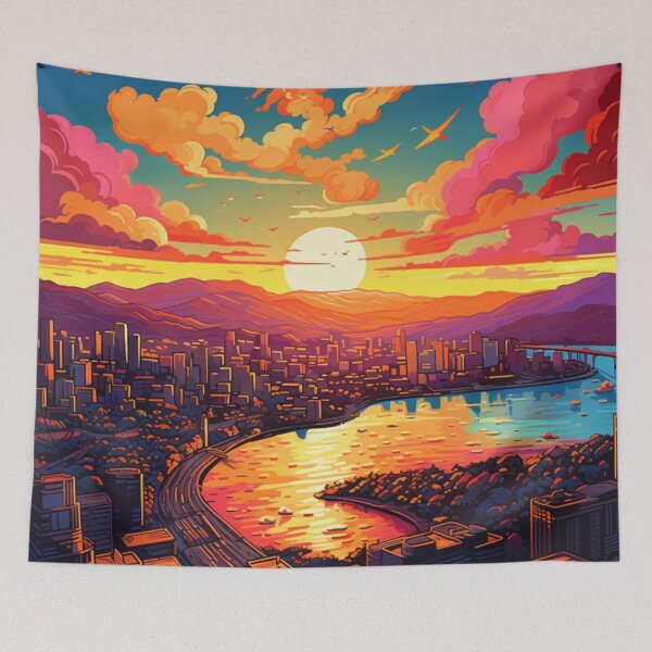 Item preview, A Pop Art Travel Print of Montreal - Canada designed and sold by StudioRedKoala.