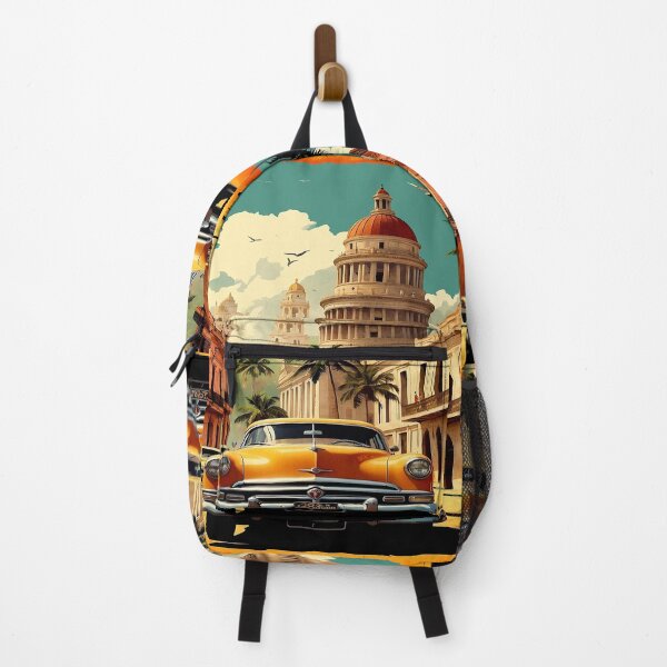 Item preview, Cuban vintage travel poster,classic car designed and sold by erozzz.