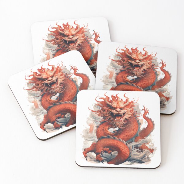 Item preview, Chinese Lunar New Year Red Dragon designed and sold by Melissify.