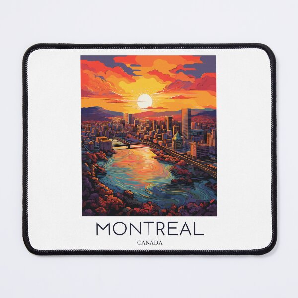 Item preview, A Pop Art Travel Print of Montreal - Canada designed and sold by StudioRedKoala.