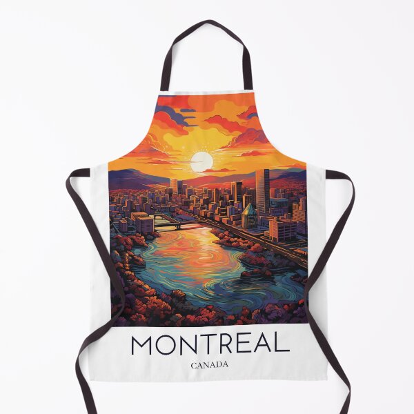Item preview, A Pop Art Travel Print of Montreal - Canada designed and sold by StudioRedKoala.