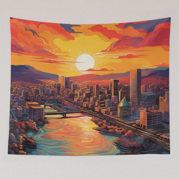 Item preview, A Pop Art Travel Print of Montreal - Canada designed and sold by StudioRedKoala.