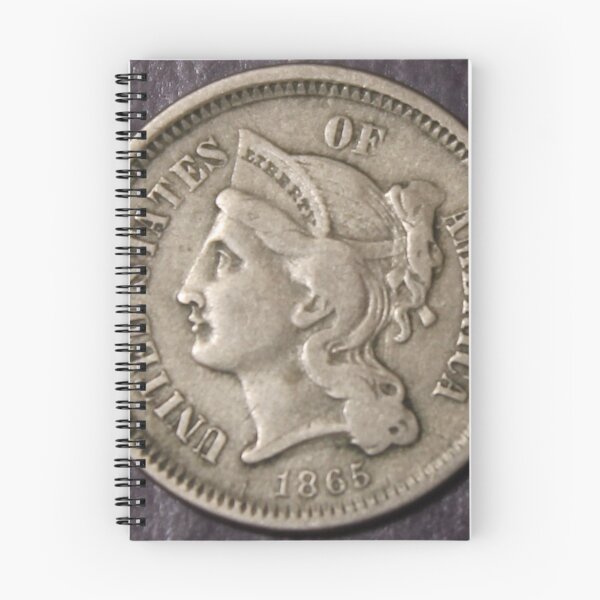 Item preview, 1865 Three Cent Nickel XF designed and sold by coinsxcrochet.