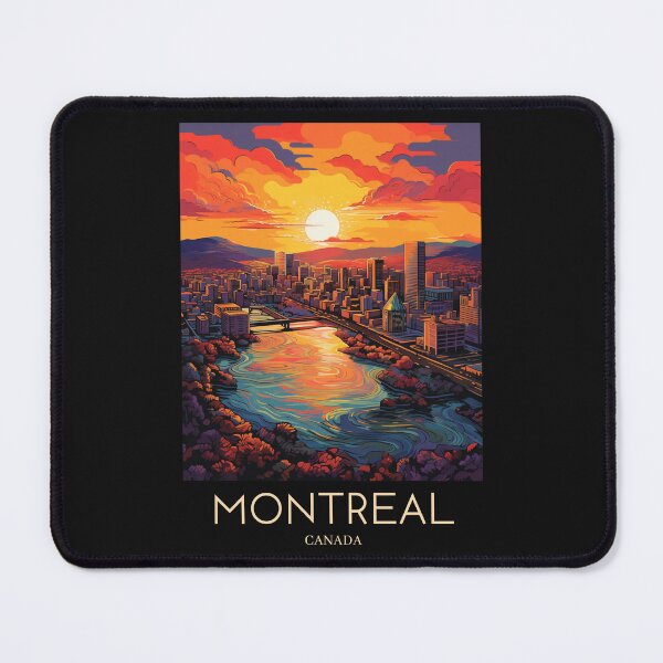 Item preview, A Pop Art Travel Print of Montreal - Canada designed and sold by StudioRedKoala.