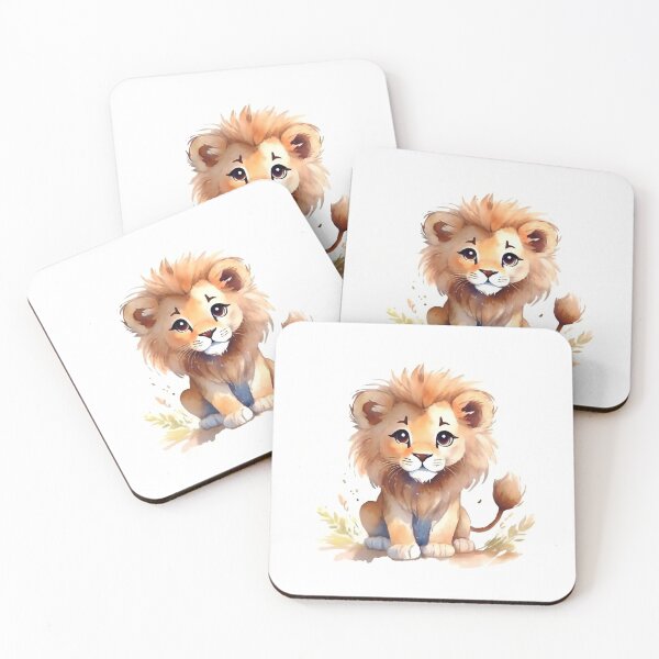 Item preview, Lion watercolor designed and sold by Motivburg.