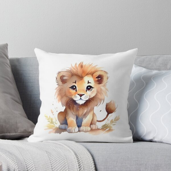 Item preview, Lion watercolor designed and sold by Motivburg.
