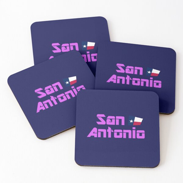 Item preview, San Antonio, Texas with Texas Flag designed and sold by lobodelnoir.