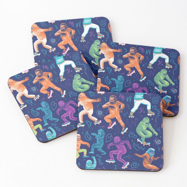 Item preview, Roller Disco Enigma: Designer Inspired Sasquatch on Wheels designed and sold by Bokabo.