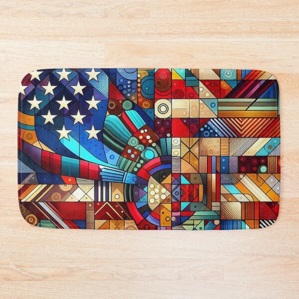 Item preview, Unity Across Continents: US & Africa Flags 4 designed and sold by NaphDesigns.