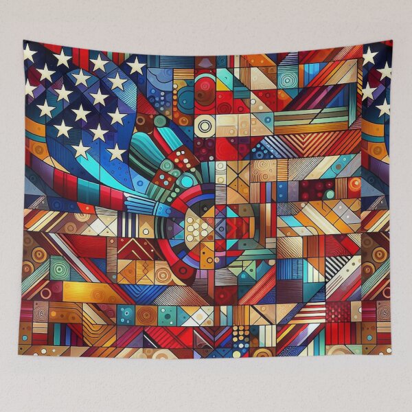 Item preview, Unity Across Continents: US & Africa Flags 4 designed and sold by NaphDesigns.
