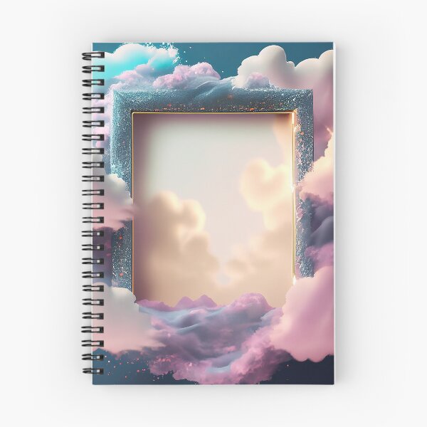 Item preview, Celestial glittering clouds fantasy picture frame designed and sold by EdeniaArtStudio.