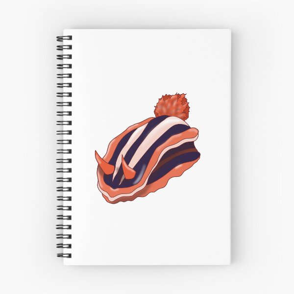 Item preview, Clown Nudibranch - Orange and Blue designed and sold by Lazy-Pan-Artist.