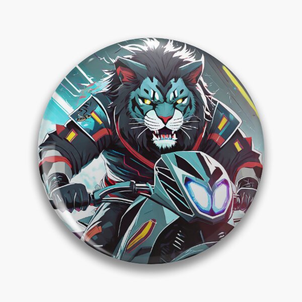 Item preview, Lion Racer on a Motorcylce designed and sold by BADESIGNZZ.