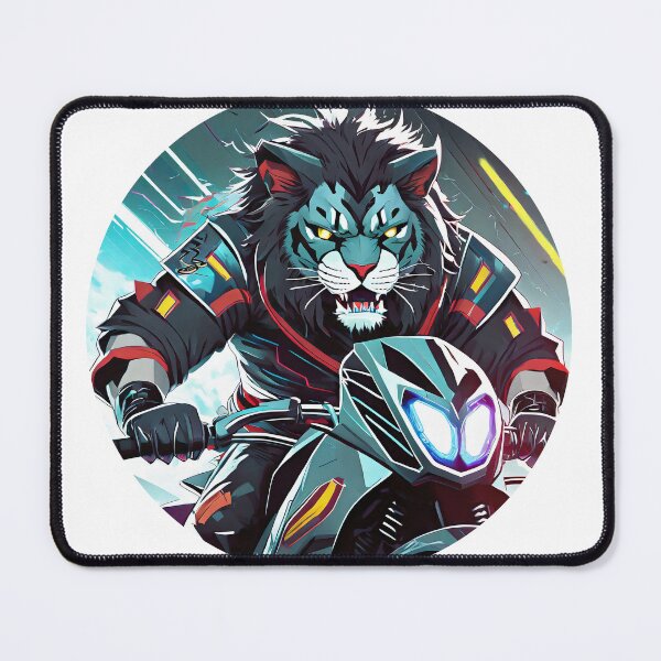 Item preview, Lion Racer on a Motorcylce designed and sold by BADESIGNZZ.