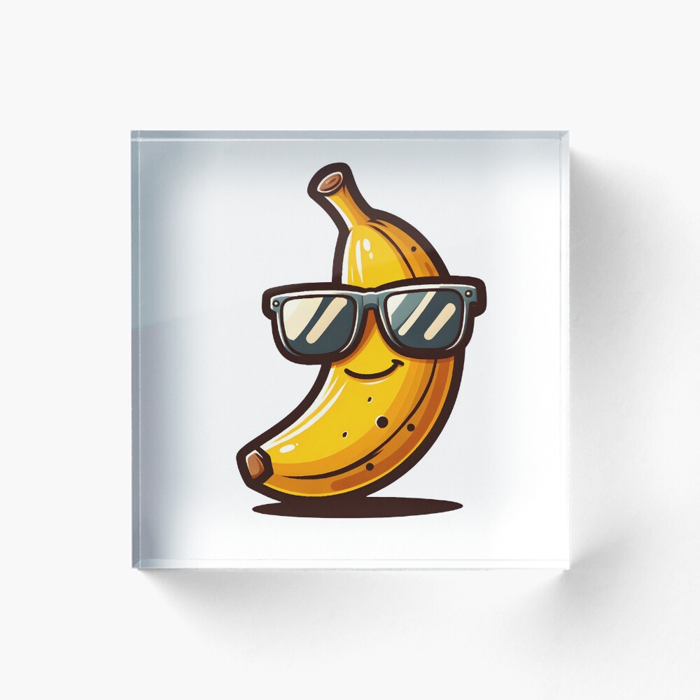 Cool Banana Wearing Sunglasses