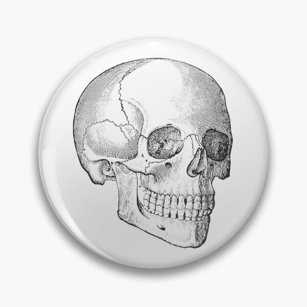 Item preview, Goth Skull Vintage Anatomy designed and sold by Melissify.