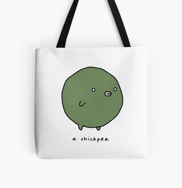 A chickpea All Over Print Tote Bag