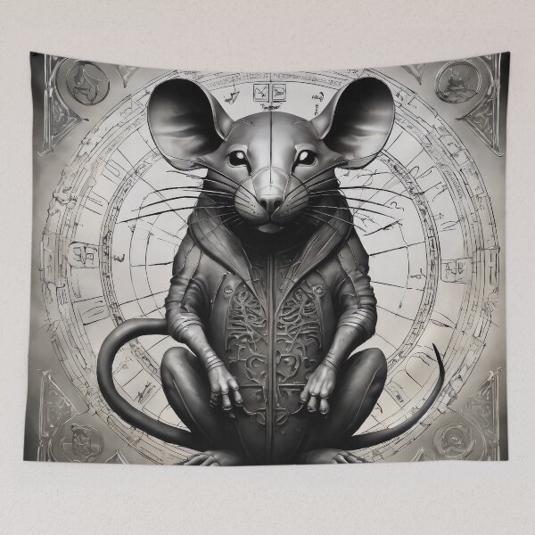 Item preview, Chinese Rat sign designed and sold by Graphqueen.