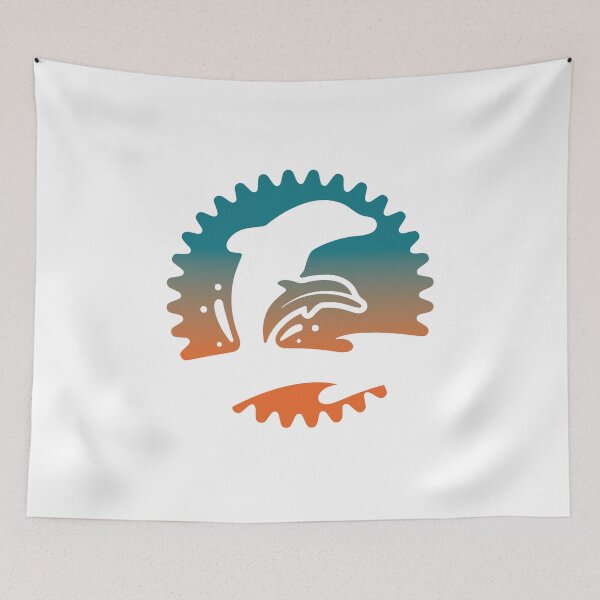 Item preview, Miami Dolphins dolphins - Gradient designed and sold by NubianEgyptian.