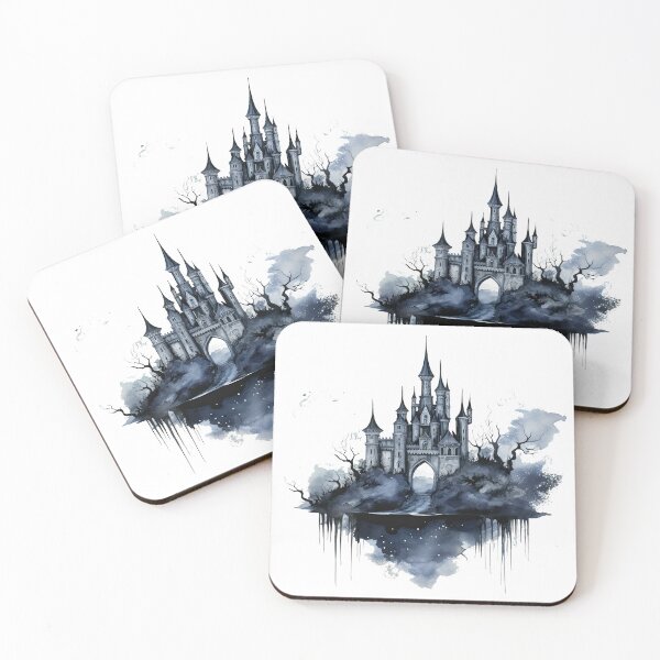 Item preview, Dark Foggy Creepy Castle designed and sold by Melissify.