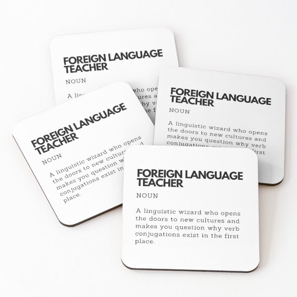 Item preview, Foreign Language Teacher Definition | Funny Gift for Foreign Language Teacher designed and sold by PakoArtStudio.