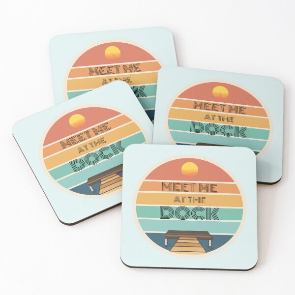 Item preview, Meet Me At The Dock Cottage Cabin Lake House Design designed and sold by LittleGnomad.