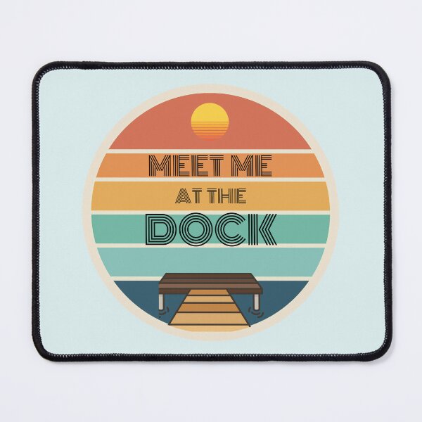 Item preview, Meet Me At The Dock Cottage Cabin Lake House Design designed and sold by LittleGnomad.