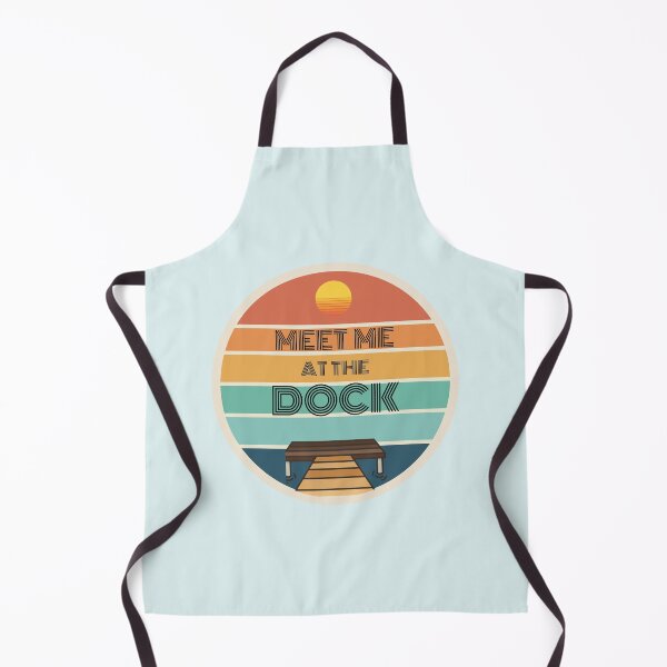 Item preview, Meet Me At The Dock Cottage Cabin Lake House Design designed and sold by LittleGnomad.