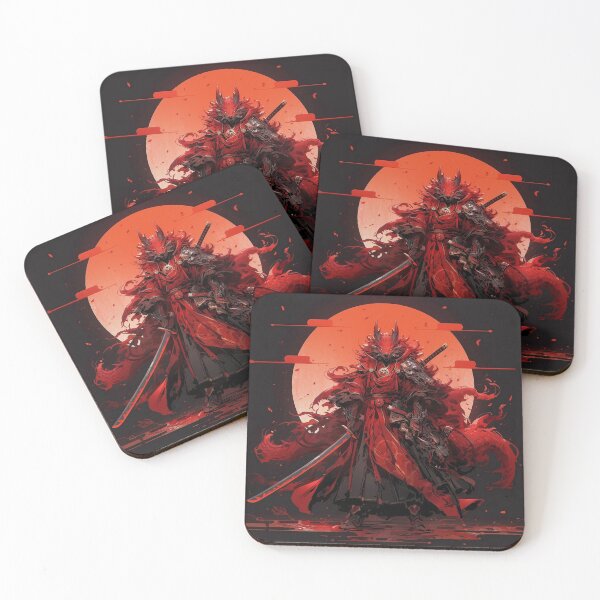 Item preview, Wolf Samurai Full Moon designed and sold by taoistviking.